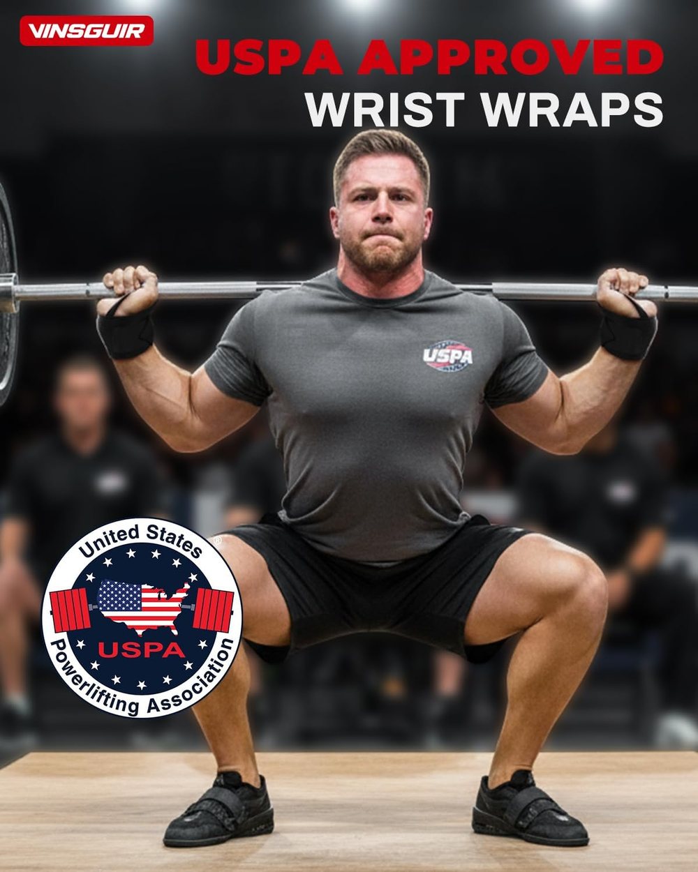 Weightlifting Wrist Wraps with Thumb Loop, 21 in — view 2